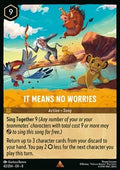It Means No Worries (V.1) - Reign of Jafar (Rare) [8JAF-42]