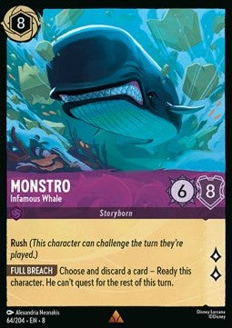 Monstro - Infamous Whale - Reign of Jafar (Rare) [8JAF-64]