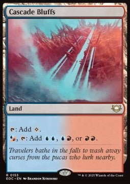 Cascade Bluffs - Commander: Edge of Eternities (Rare) [EOC-153]