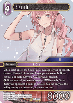 Serah (26-092) (V.1) - Gunslinger in the Abyss (Hero) [OP26-092]