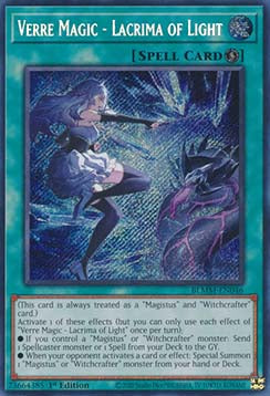 Verre Magic - Lacrima of Light - Battles of Legend: Monster Mayhem (Secret Rare) [BLMM-046]