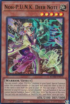 Noh-P.U.N.K. Deer Note - Battles of Legend: Monster Mayhem (Ultra Rare) [BLMM-076]