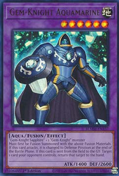Gem-Knight Aquamarine - Battles of Legend: Monster Mayhem (Ultra Rare) [BLMM-137]