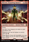 Electro, Assaulting Battery - Magic: The Gathering | Marvel's Spider-Man (Rare) [SPM-76]