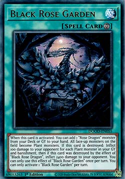 Black Rose Garden (V.1 - Ultra Rare) - Doom of Dimensions (Ultra Rare) [DOOD-055]