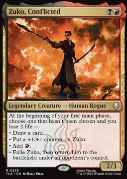 Zuko, Conflicted - Magic: The Gathering | Avatar: The Last Airbender (Rare) [TLA-253]