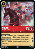 Mulan - Ready for Battle - Winterspell (Uncommon) [11WSP-108]