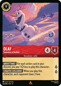 Olaf - Snowman of Action - Winterspell (Rare) [11WSP-122]