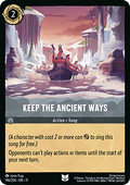 Keep the Ancient Ways - Winterspell (Uncommon) [11WSP-196]