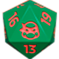 Teenage Mutant Ninja Turtles: D20 Die (Raphael) - Teenage Mutant Ninja Turtles