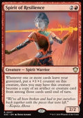 Spirit of Resilience - Commander: Secrets of Strixhaven (Rare) [SOC-37]