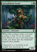 Springbloom Druid - Commander: Secrets of Strixhaven (Common) [SOC-287]