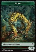 Beast Token (G 3/3) // Fractal Token (GU 0/0) - Secrets of Strixhaven: Tokens (Token) [TSOS-CT 14/4]
